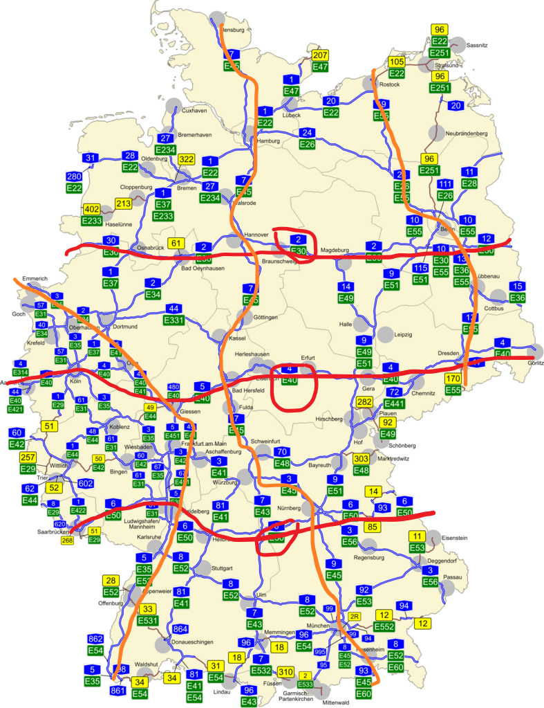 图4. 德国高速公路