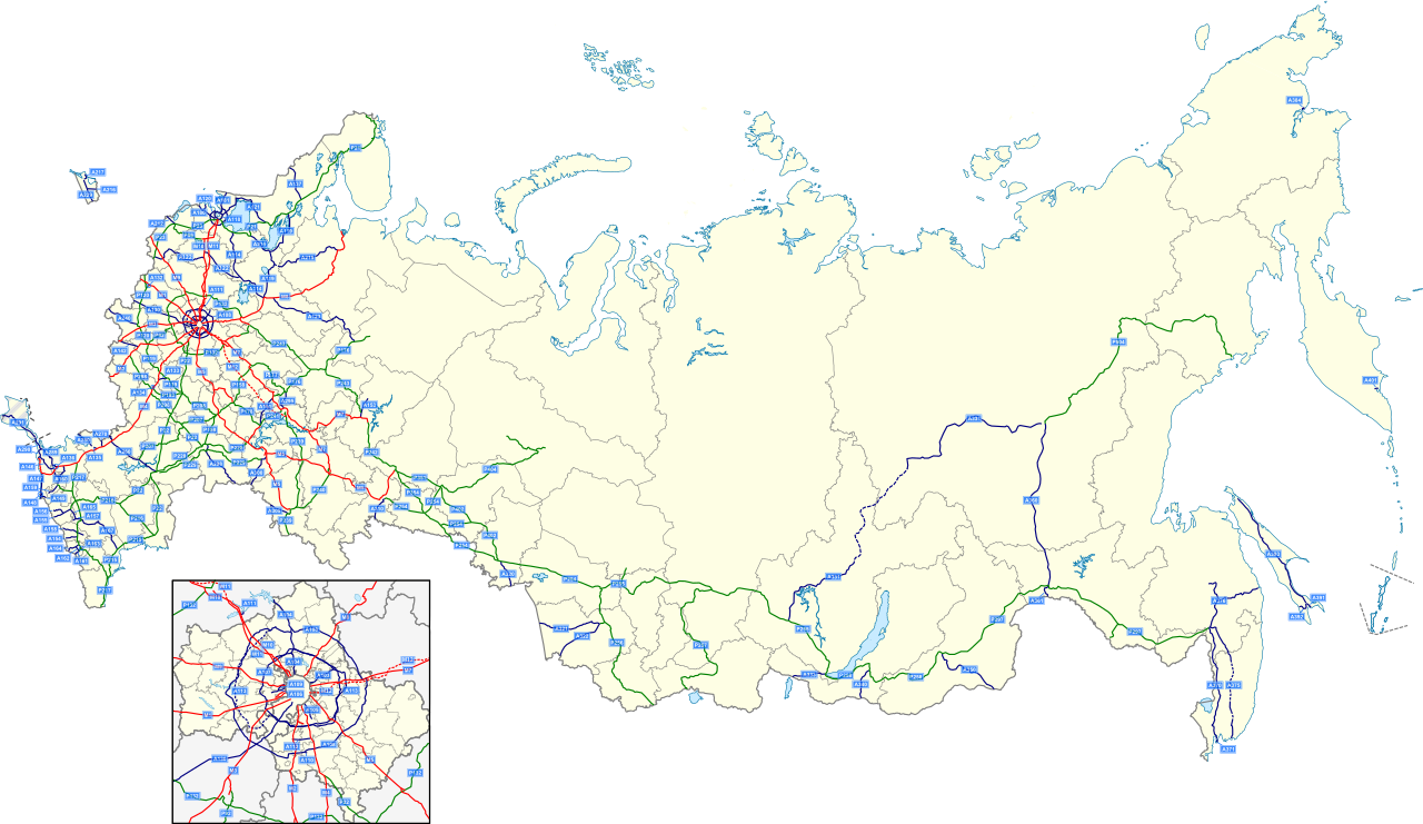 图6. 俄罗斯高速公路
